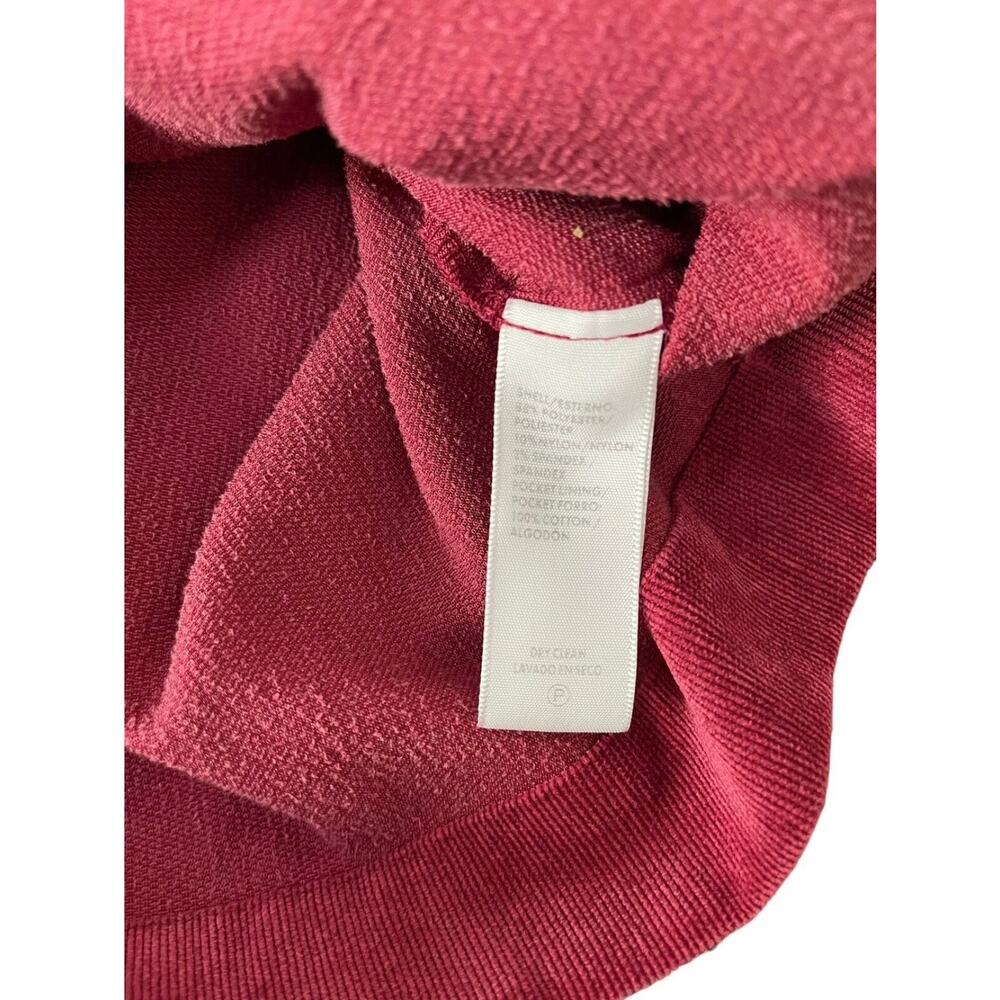 Rebecca Minkoff Brielle Red Corduroy Pocket Button Pencil Skirt Size 0 XS - Picture 9 of 11